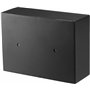 Amazon Basics Petit coffre-fort de sécurité pour tiroir de bureau avec Électronique clavier programmable, Noir, 30 cm L x 21,84 