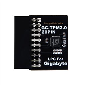 NewHail Module TPM2.0 LPC 20 broches avec Infineon SLB9665 pour carte mère Gigabyte compatible avec GC-TPM2.0