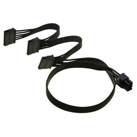 Gintai Modulaire Source de Courant PCI-e 6 Broches à 3X 15 Broches PSU SATA Disque Dur Adaptateur Secteur Câble pour Seasonic Co