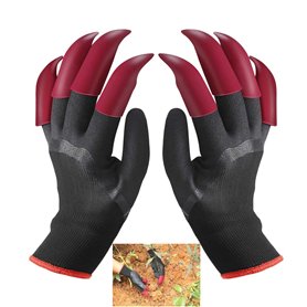 Gants de Jardin avec Griffes Imperméables Gants de Génie Jardinage pour Creuser une Plantation la Ferme des Gants de Travail ave