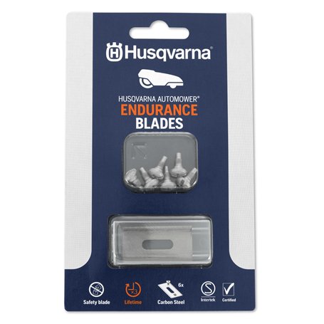 Husqvarna 595084411 Endurance Automower Lames de Tondeuse - Argenté