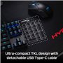 HyperX Alloy Origins Core – Clavier de jeu mécanique sans pavé numérique – Facteur de forme compact – HyperX Blue – Rétroéclaira