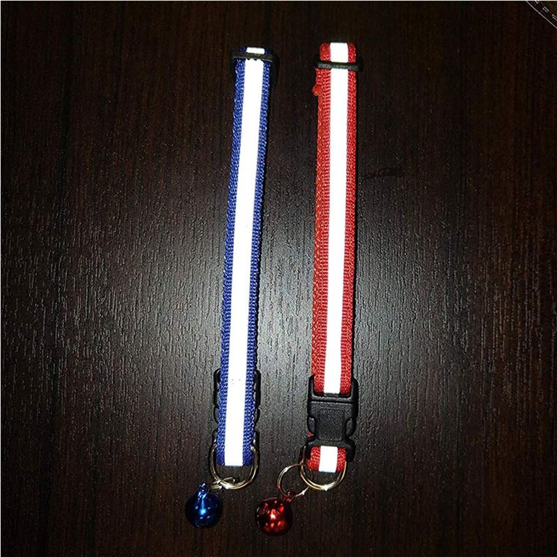 Image secondaire de Dr.JIEER 6X Collier Chats Anti Étranglement Chatons Chiots Réglable Réfléchissant avec Clochette et Boucle de Sécurité, Convient