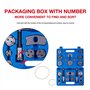 KATSU Coffret 21 pièces repousse piston d'étrier de frein kit universel d'outils pour voiture