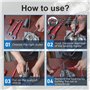 PLAYOCCAR Kit d'extraction de roulement intérieur de moto, ensemble d'outils de retrait d'extracteur de roulements internes avec