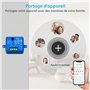 LoraTap Lot de ２ Interrupteur WiFi Alexa Sans Fil, MINI TAILLE, Récepteur 2500W 10A, Commutateur Connecté Intelligent, Commande 