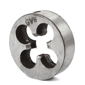sourcing map 1/8BSP 30 mm OD 11 mm Hauteur Filetage Rond Fil Filière