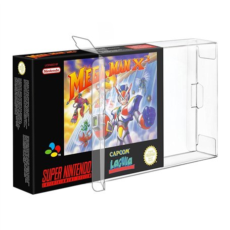 Link-e : 10 X Boitier de Protection Plastique pour Boite de Jeu Compatible avec Console Super Nintendo (SNES) et Nintendo 64 (N6