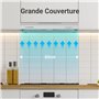 CIARRA CBCS6903 Hotte Aspirante 60cm - Hotte Sous Meuble avec Évacuation et Recyclage - Filtre Charbon CBCF001 Inclus - Inox