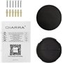 CIARRA CBCS6903 Hotte Aspirante 60cm - Hotte Sous Meuble avec Évacuation et Recyclage - Filtre Charbon CBCF001 Inclus - Inox