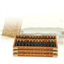Boulier vintage en bois - Abaque pour les enfants - Mathématiques - Jouet éducatif - Outils d'apprentissage - HugeStore