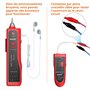 Traceur de Cable Electrique, Proster Wire Tracker RJ11 RJ45 Finder Ethernet LAN Multifonction Toner Tracer Réseau Collation de C