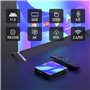 Android 11 TV Box,TUREWELL Android Box 4Go RAM 32Go ROM RK3318 Quad-Core 64bit Cortex-A53 Support 2.4/5.0GHz Dual-Band WiFi BT4.
