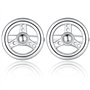 HONEY BEAR boutons de manchette pour hommes - Volant de direction pilote de voiture de course