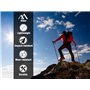 Irypulse Bâton de trêkking en Aluminium Classe Aéronautique Ultraléger Durable, Bâton de Marche Télescopique Antichoc Réglable p