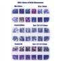 Afantti Applicateur Strass Hotfix Outil Baguette Pierres Stylo Pistolet Machine Hot Fix avec 7 Pointes, Violette