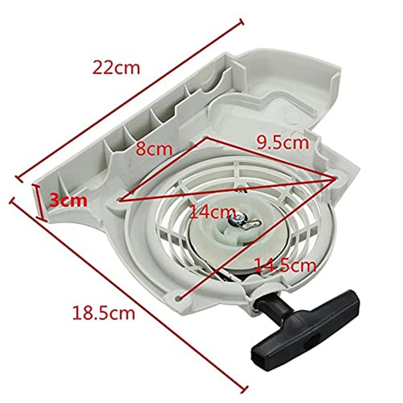 Image secondaire de Odashen Lanceur de rechange pour débroussailleuse Stihl FR350 FR450 FR480 FS400 FS450 SA04