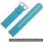 Zacro 5pcs Sangle pour Montres de Rechange Universel 20 mm, Bracelet de Rechange réglable coloré étanche pour Xiaomi huami amazf
