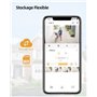 Imou Cell 2 + Panneau Solaire Caméra Surveillance WiFi sur Batterie 4MP IP Caméra sans Fil Wi-FI 2.4/5 GHz,Détection Humaine,Vis
