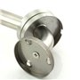 15,2 cm en acier inoxydable Barre d'appui Poignées Vis dissimulée salle de bain douche décoratifs tirer Poignées de porte avec r