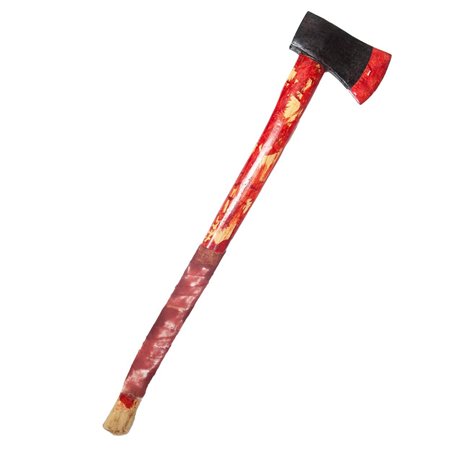 Rubber Johnnies TM RÉALISTE Mousse Grand Hache Théâtre Film Horreur Accessoire Accessoires Déguisement - Sanglant Hache