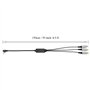 OSTENT AV Audio Vidéo RCA Composite Câble Compatible pour Sony PSP 2000/3000 Slim to TV