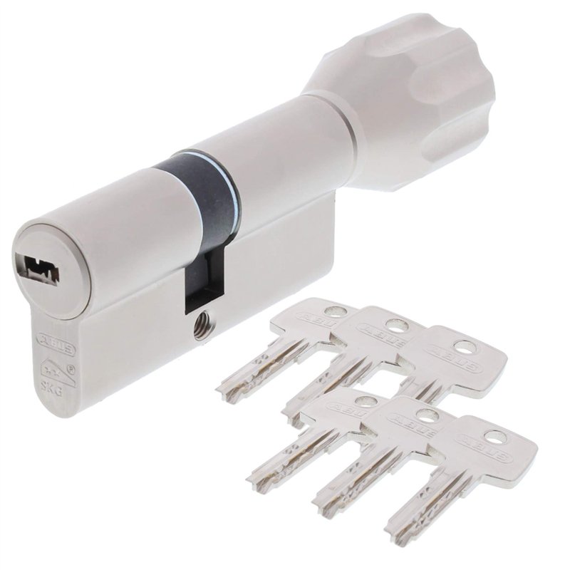 ABUS - EC550 Profil-Cylindre à bouton Longueur Z55/K35mm 6 Clés