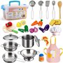 Tigerhu Jouets de Cuisine en Bois pour Enfants