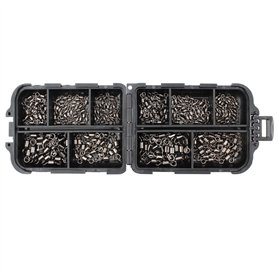 OKVGO Lot de 300 émerillons à roulement à Billes en Acier Inoxydable Haute résistance avec boîte de Rangement pour pêche à la Ca