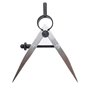 ZLKSKER Boussole professionnelle en cuir de 10,2 cm - Avec ressort de précision - Pour travail du bois, travail du métal