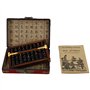 Larcele Traitement de Vieillissement Vintage Perle en Bois Arithmétique Laque Abacus Fournitures Scolaires pour les étudiant