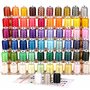 New brothread 63 Brother Couleurs Polyester Fil machine à broder pour Brother/Babylock/Janome/Singer/Kenmore Machine 500M (550Y)