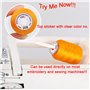 New brothread 63 Brother Couleurs Polyester Fil machine à broder pour Brother/Babylock/Janome/Singer/Kenmore Machine 500M (550Y)