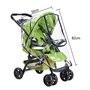 Habillage Pluie pour Poussette,Fontee Baby Universel Housse Habillage Pare-Poussière Imperméable Couverture Anti-UV Protection c