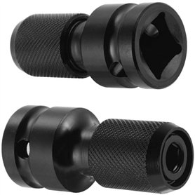 Pomlink Lot de 2 adaptateurs 1/2" carré à 1/4" hexagonal