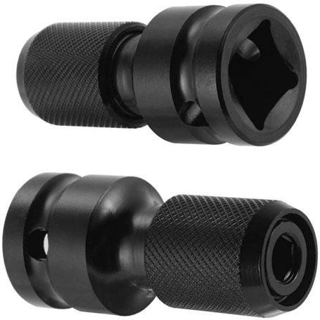 Pomlink Lot de 2 adaptateurs 1/2" carré à 1/4" hexagonal