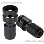 Pomlink Lot de 2 adaptateurs 1/2" carré à 1/4" hexagonal, convertisseur de mandrin à libération rapide pour clé à cliquet à impa