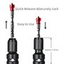 Pomlink Lot de 2 adaptateurs 1/2" carré à 1/4" hexagonal, convertisseur de mandrin à libération rapide pour clé à cliquet à impa