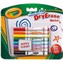 CRAYOLA Washable Dry-Erase Markers - Assorted Colours (Pack of 8)