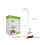 Lampe de lecture à clipser alimentée par piles pour lit, avec 3 niveaux de luminosité, rechargeable par USB