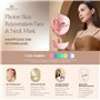 Masque de Luminothérapie 7 couleurs par Project E Beauty | Soins du Visage | Eclaircit et Raffermit la Peau | Calme l'Inflammati