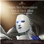 Masque de Luminothérapie 7 couleurs par Project E Beauty | Soins du Visage | Eclaircit et Raffermit la Peau | Calme l'Inflammati