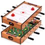 COSTWAY Table de Jeu Multigame 2 en 1