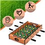 COSTWAY Table de Jeu Multigame 2 en 1, Jeu Football et Air Hockey, Baby-Foot Contient Tous Les Accessoires pour Les Adultes et L