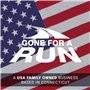 Gone For a Run BibFOLIO Plus Porte-dossard de course et support de médailles de course à pied | Présentoir pour médailles de cou