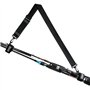 DONQL Sangle de Pêche pour Canne à Pêche - Longueur Réglable(77-137cm) Sangle Velcro Sangle Scratch Sangle de Transport Fourreau