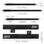 DONQL Sangle de Pêche pour Canne à Pêche - Longueur Réglable(77-137cm) Sangle Velcro Sangle Scratch Sangle de Transport Fourreau