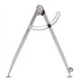SUSSURRO 250mm Compas en Acier au Carbone Professionnel Compass Pencil Grande Diviseur d'ailes en Cuir Outil Rotatif Séparateur