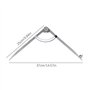 SUSSURRO 250mm Compas en Acier au Carbone Professionnel Compass Pencil Grande Diviseur d'ailes en Cuir Outil Rotatif Séparateur 