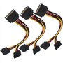 Bolongking CDL Micro Lot de 3 câbles répartiteurs SATA vers double SATA pour disque dur HDD SSD 20